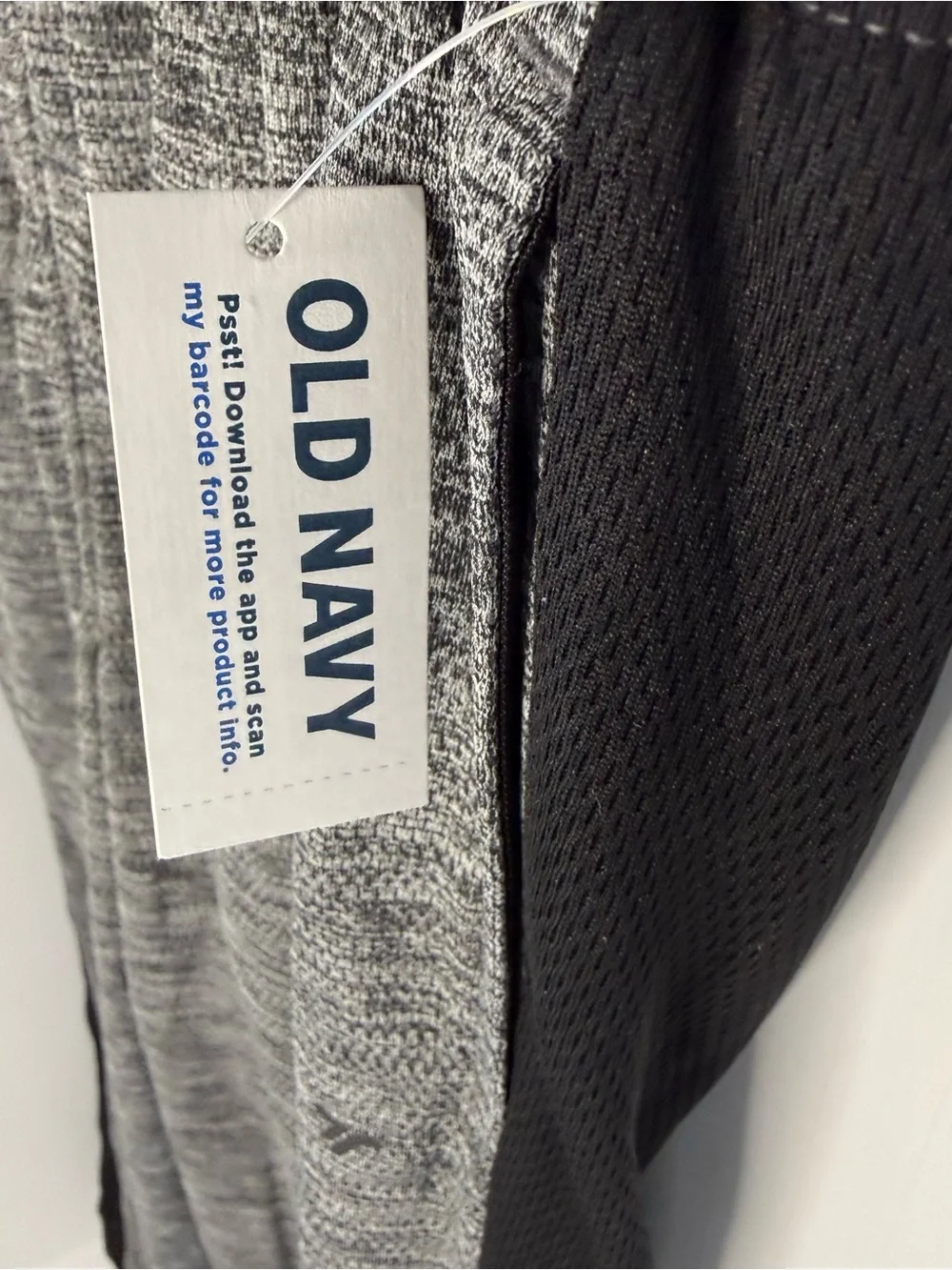 3 Old Navy Boys Large Plus Go-Dry Mesh Pants Athletic- Black & Gray w/ piping